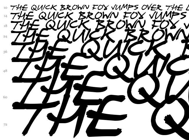 Pirate Plunder font waterfall